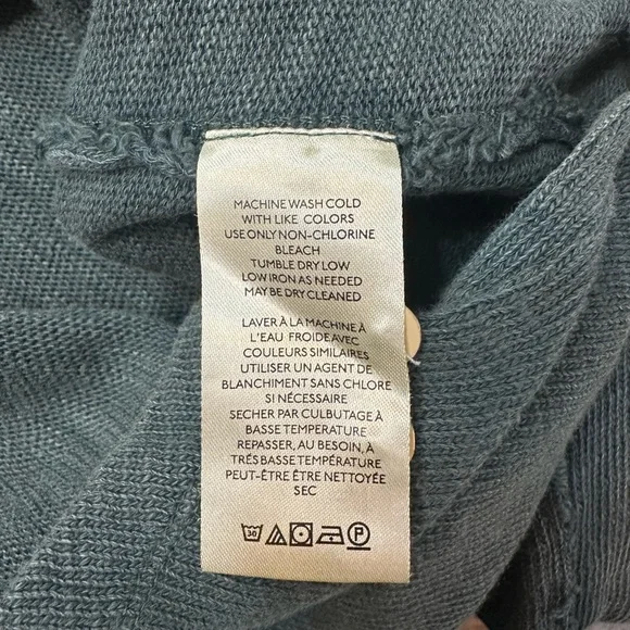 Free People We The Free Taylor Henley Oversized XS in Jade - Picture 8 of 8